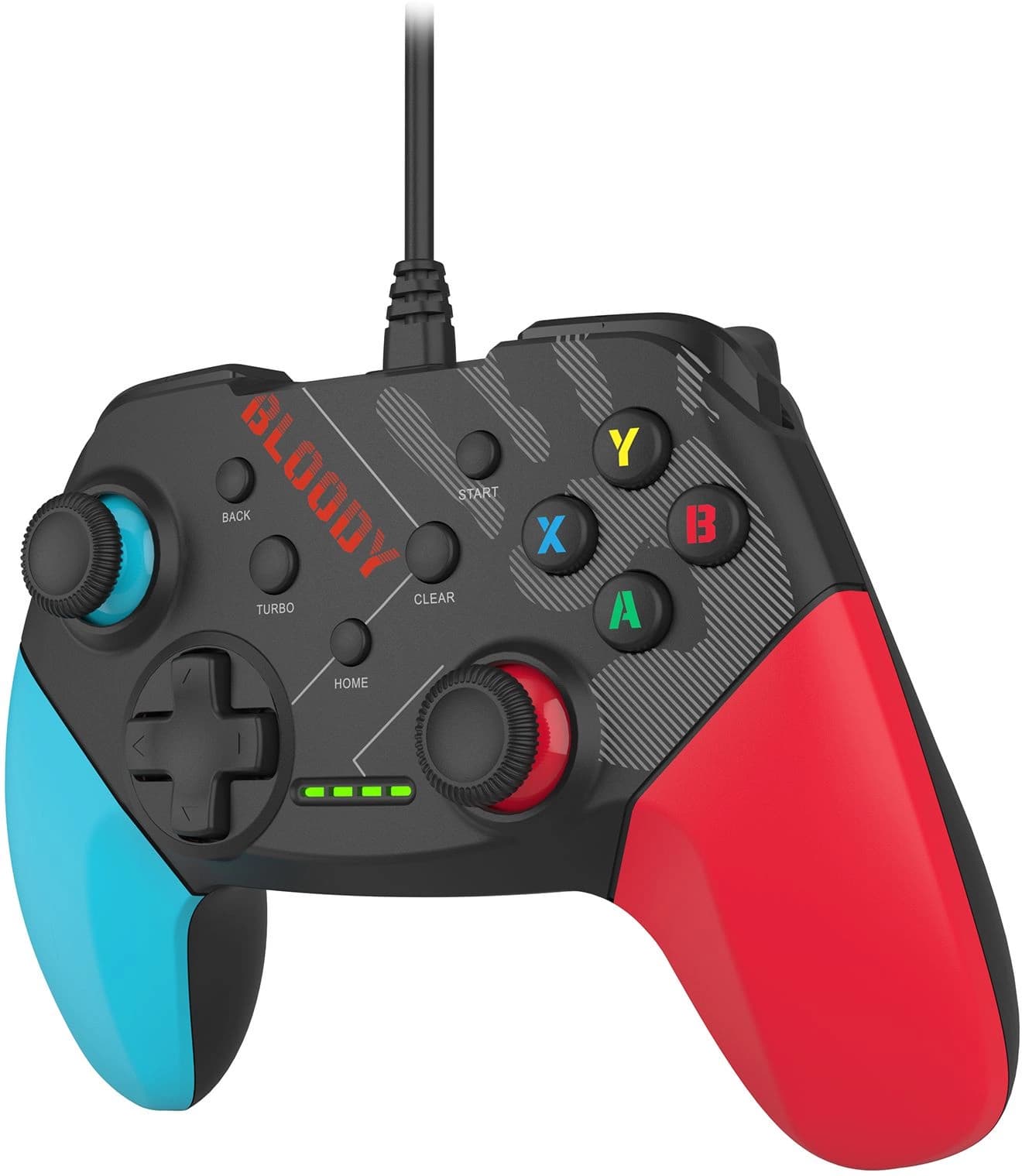 Геймпад A4Tech Bloody GP30 Sports черный/синий USB виброотдача обратная связь (GP30 SPORTS BLUE) - фото 3