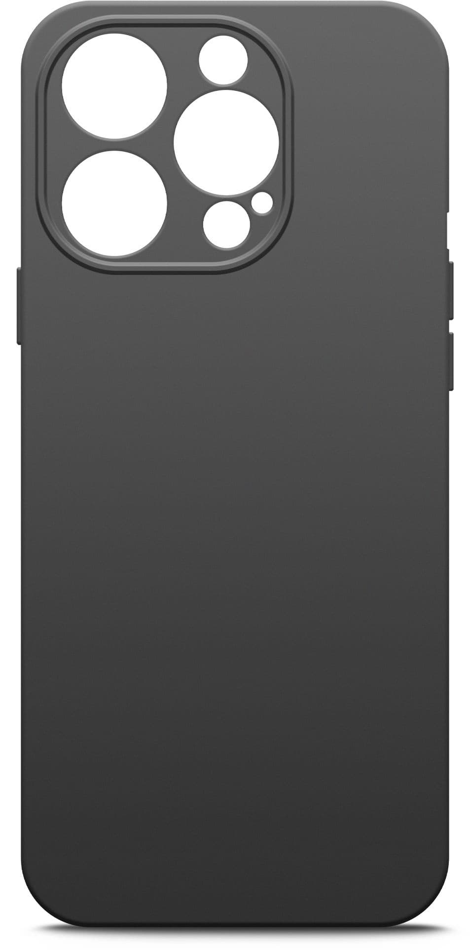 Чехол (клип-кейс) BoraSCO для Apple iPhone 15 Pro Max Silicone Case черный (72415) - фото 3