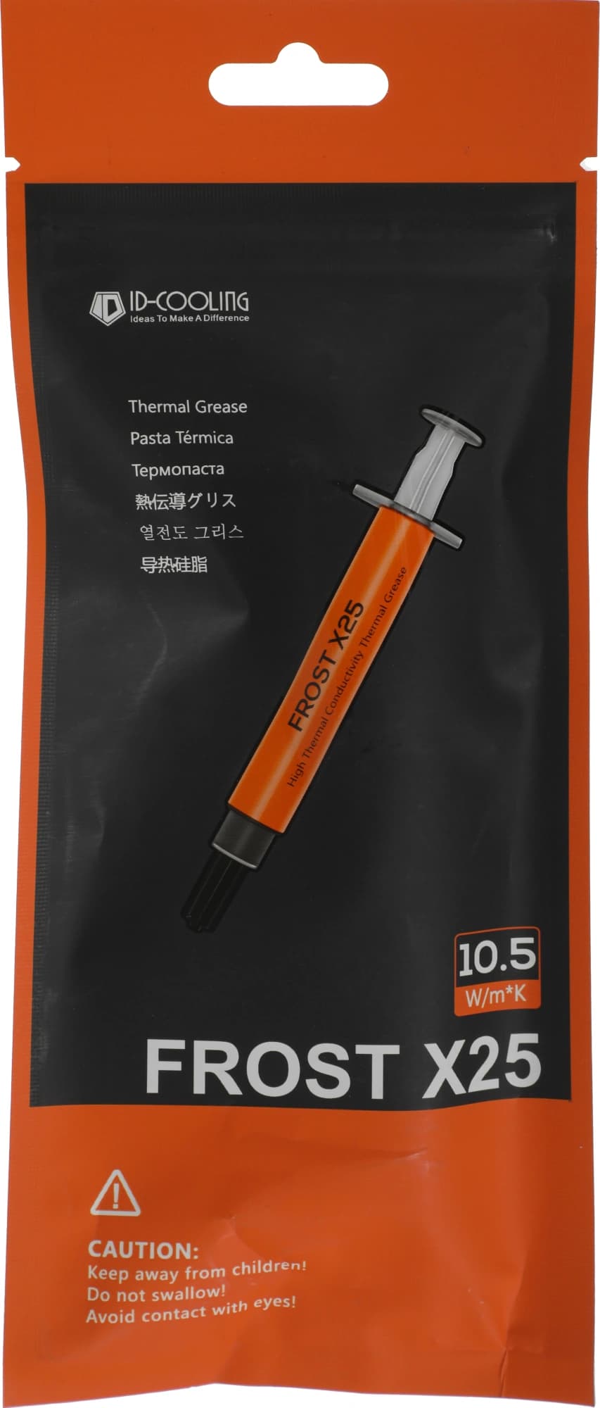 Термопаста ID-Cooling FROST X25 4g 10.5Вт/(м-К) шприц 4гр. - фото 3
