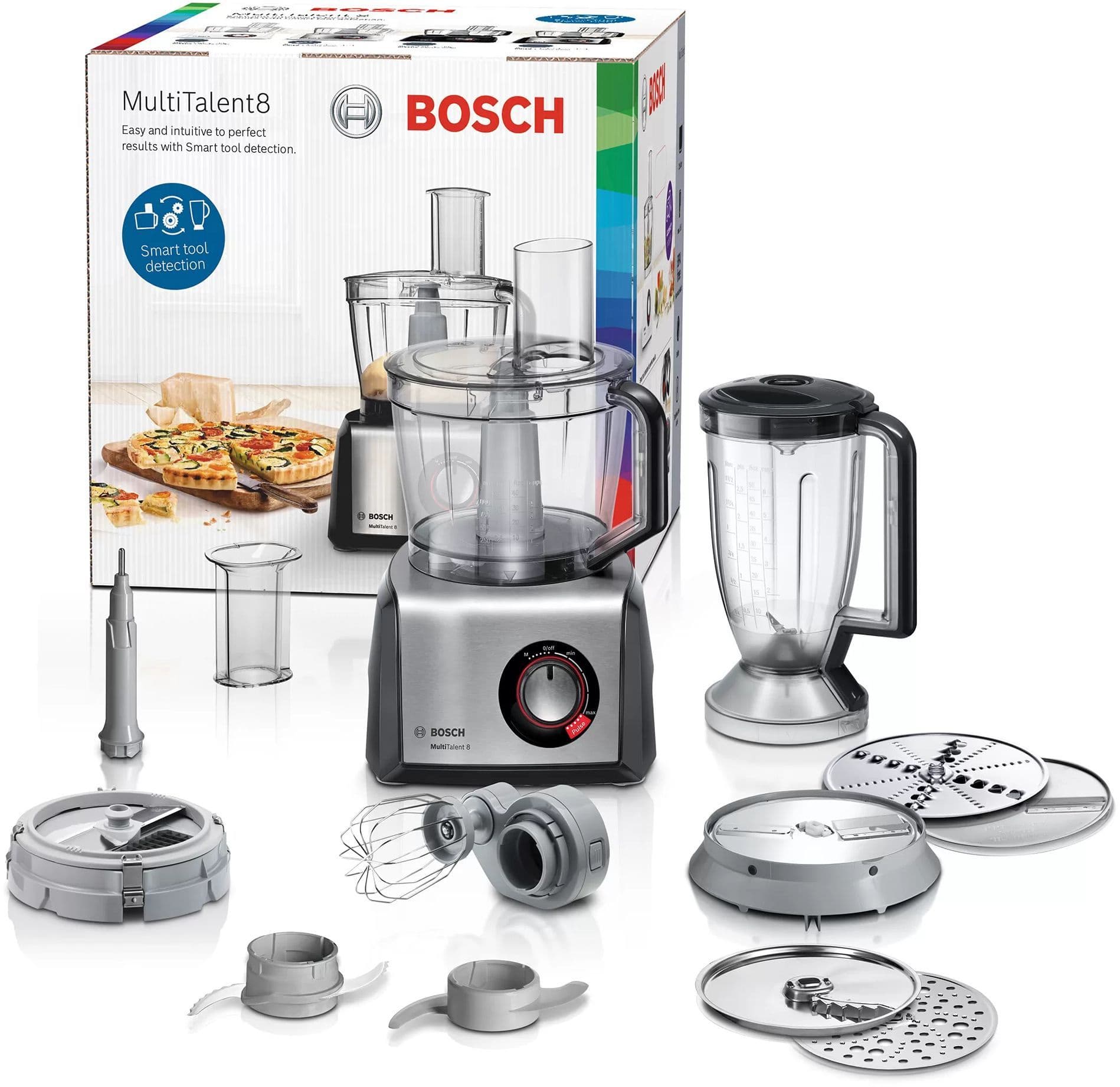 Кухонный комбайн Bosch MC812M865 1250Вт серебристый - фото 3