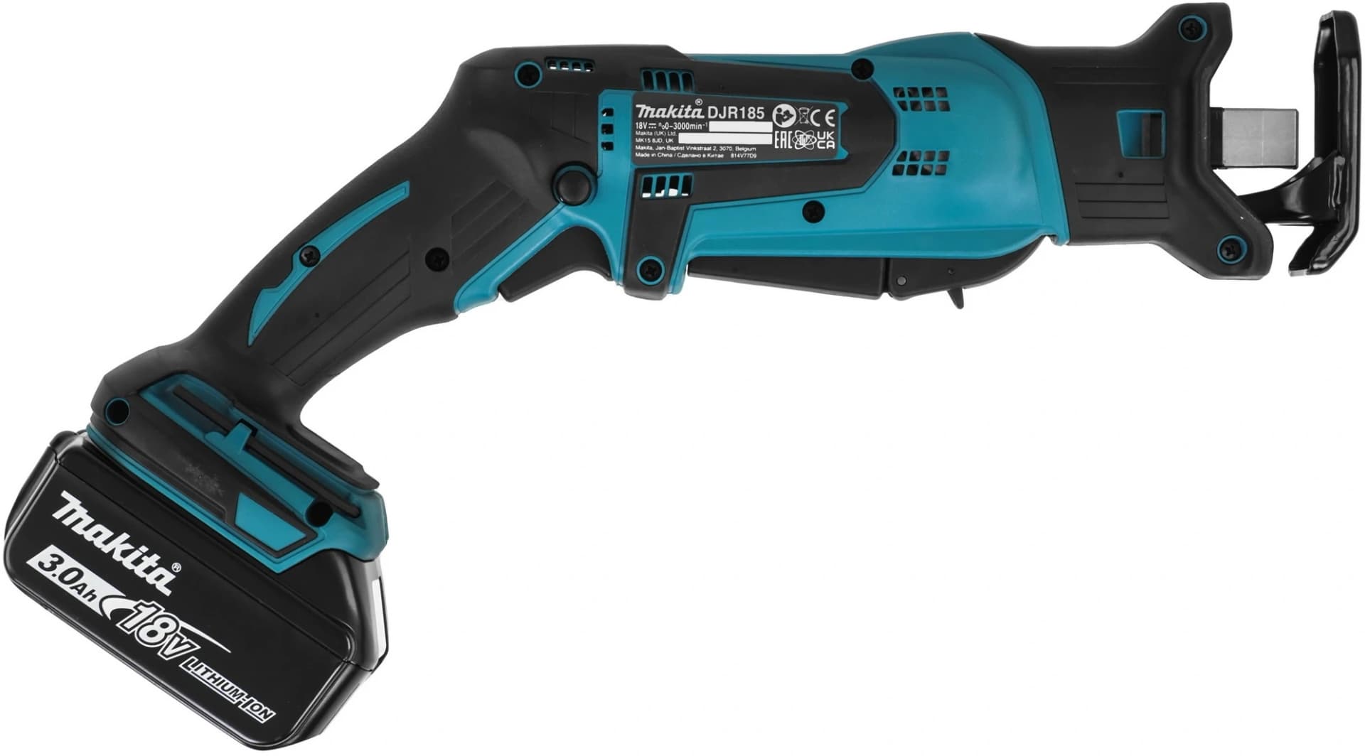 Сабельная пила Makita DJR185RFE аккум. 3000ход/мин ДА - фото 4