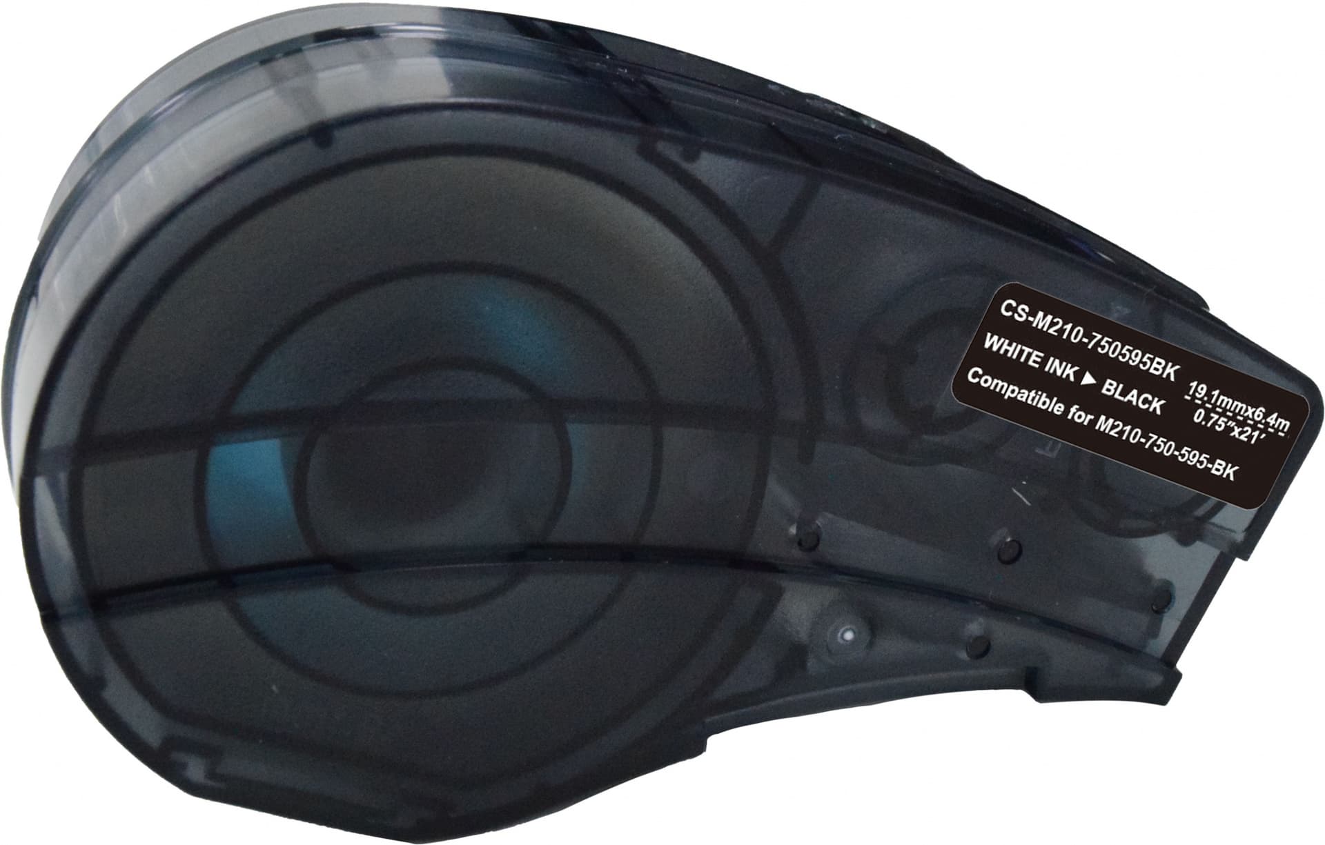 Картридж ленточный Cactus CS-M210-750595BK M210-750-595-BK белый на черном 19.1x6.4 для Brady M210/M211/M210-LAB - фото 4