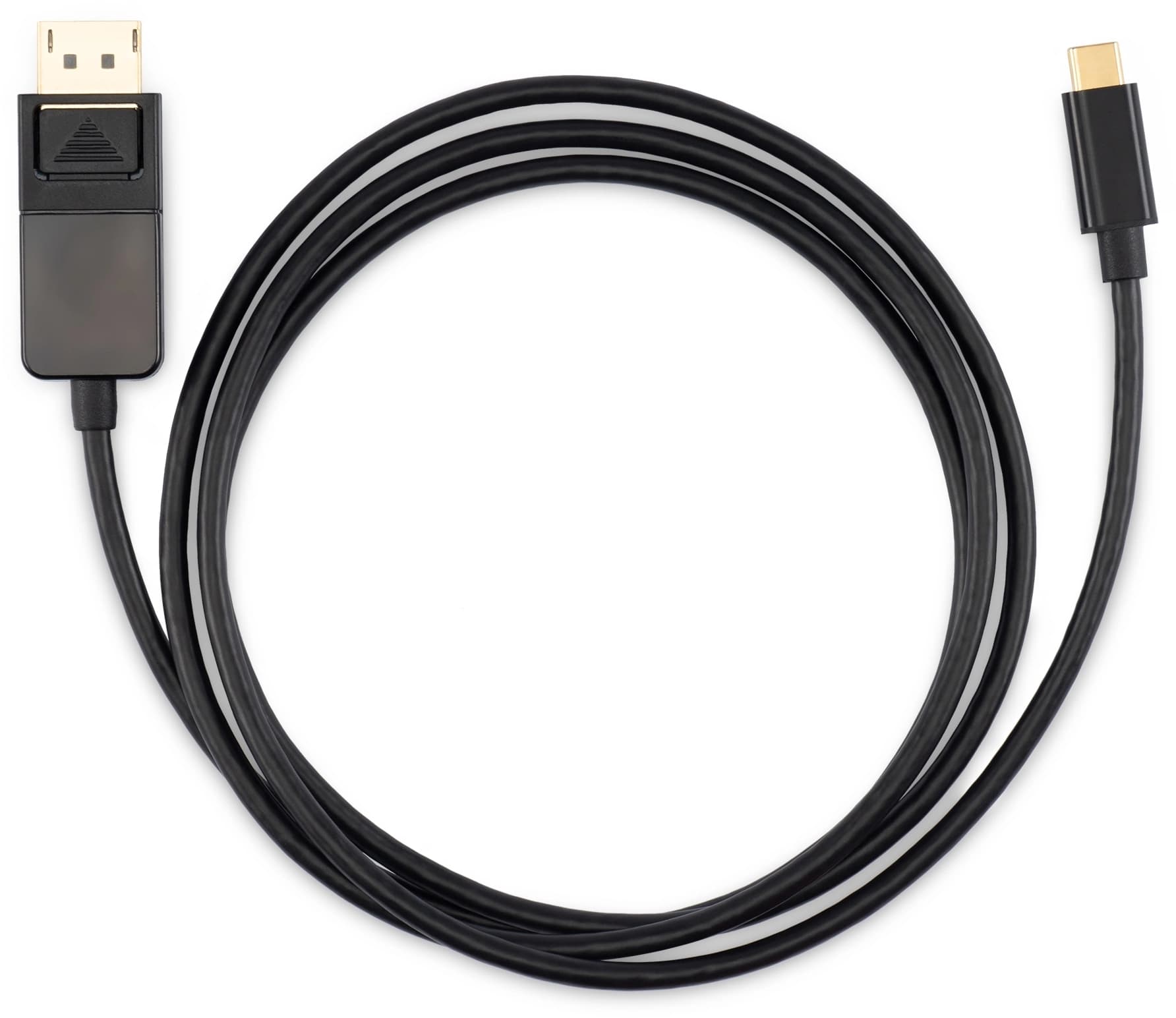 Кабель Buro ver1.4 USB Type-C (m) DisplayPort (m) 1.5м (BU-TYPEC-DP-1.5M) черный - фото 3