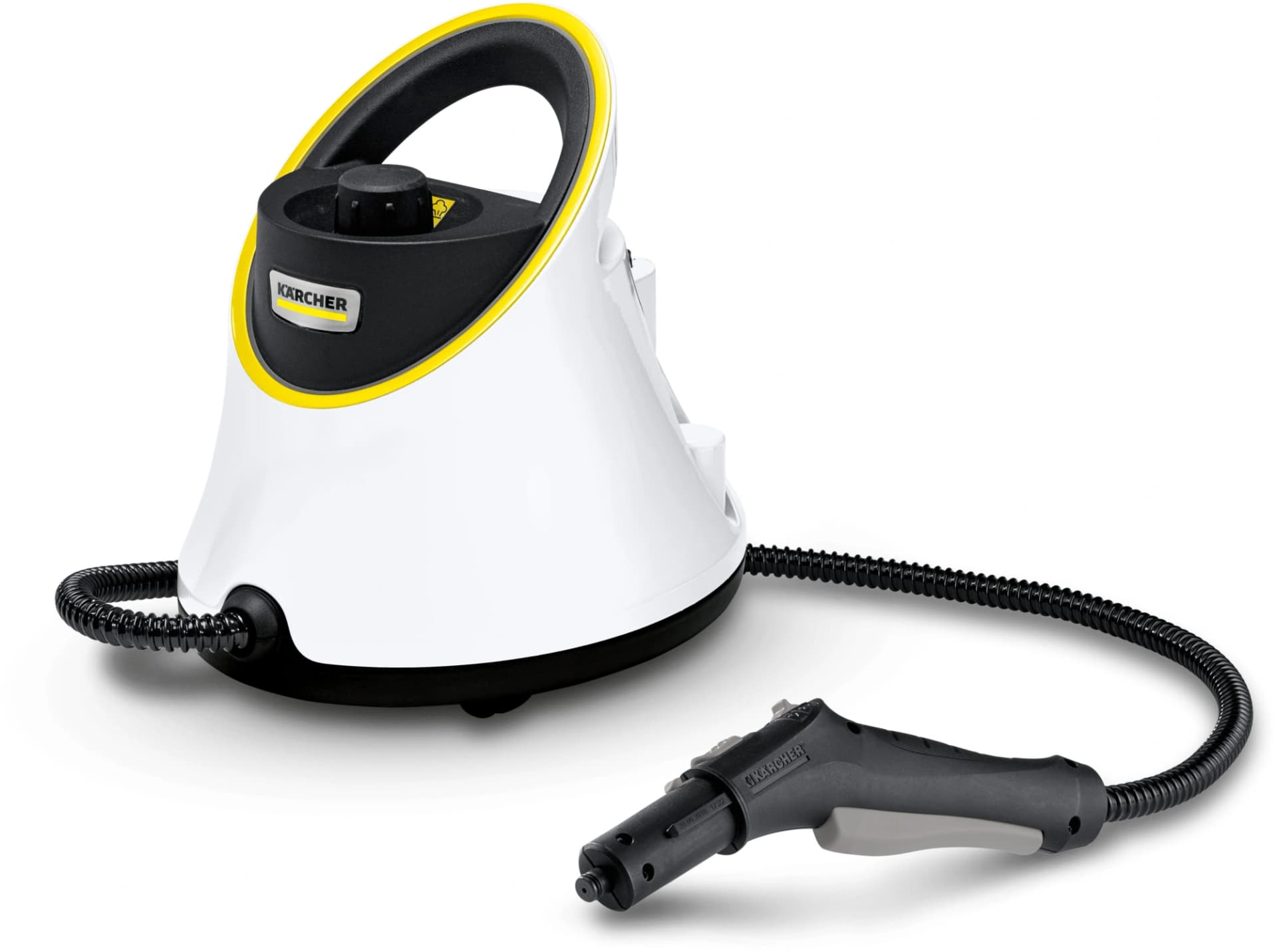 Пароочиститель напольный Karcher EasyFix SC 2 Deluxe 1500Вт белый/желтый - фото 5