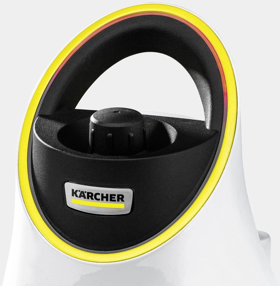 Пароочиститель напольный Karcher EasyFix SC 2 Deluxe 1500Вт белый/желтый - фото 3