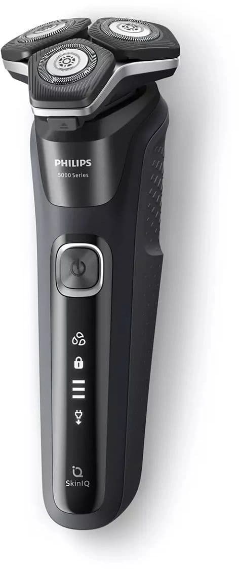 Бритва роторная Philips S5898/35 реж.эл.:3 питан.:аккум. черный/серый - фото 5