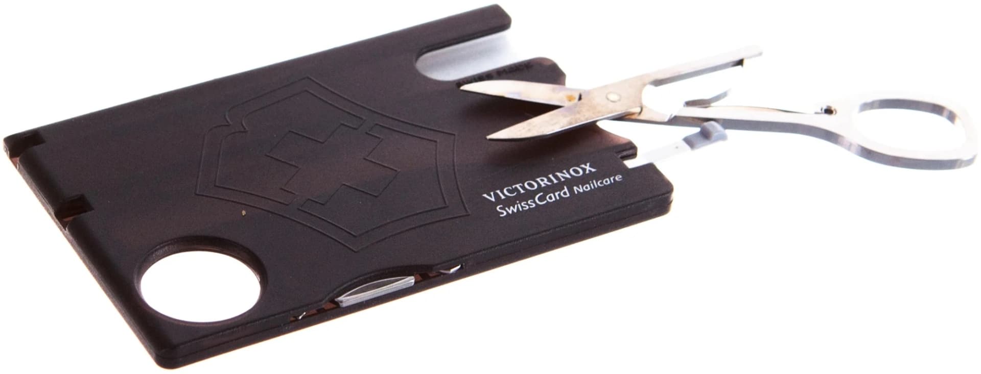 Швейцарская карта Victorinox Swiss Card Nailcare (0.7240.T3) черный полупрозрачный коробка подарочная - фото 3
