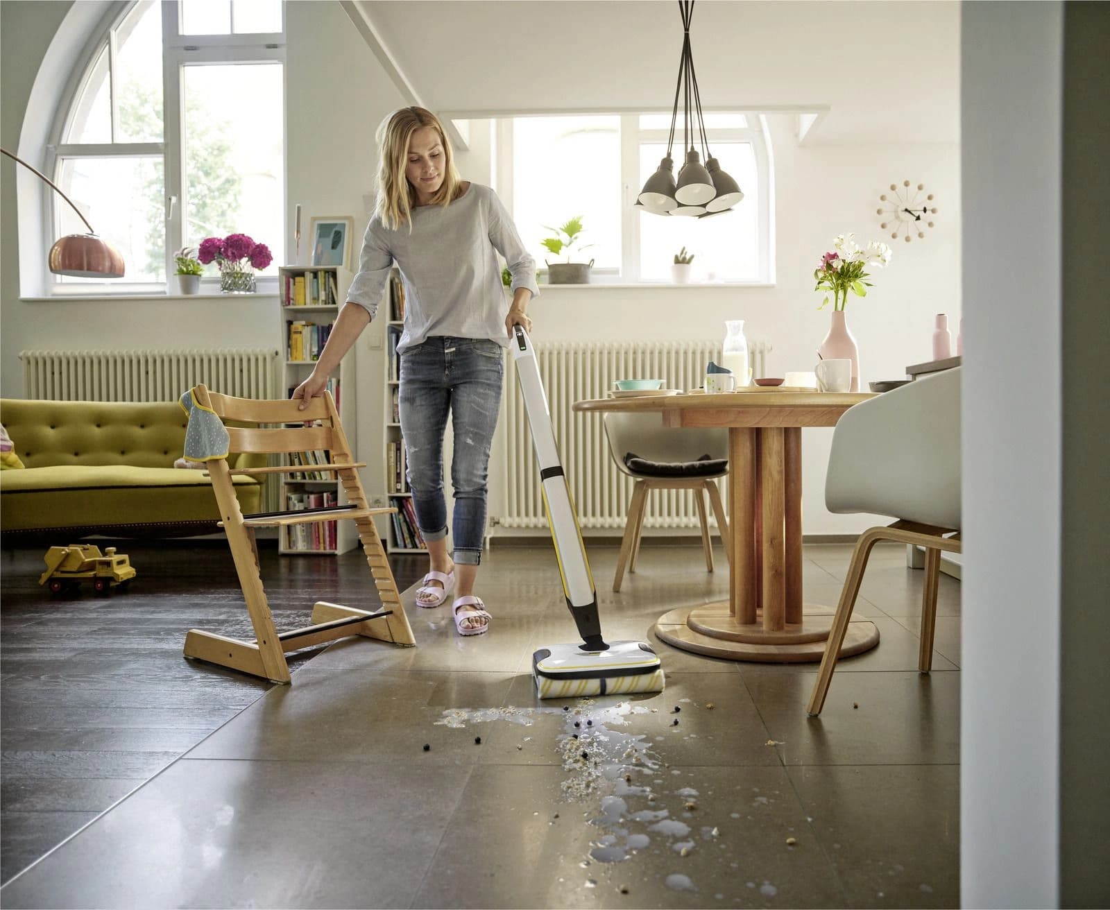 Электрошвабра Karcher FC 7 Cordless белый - фото 4