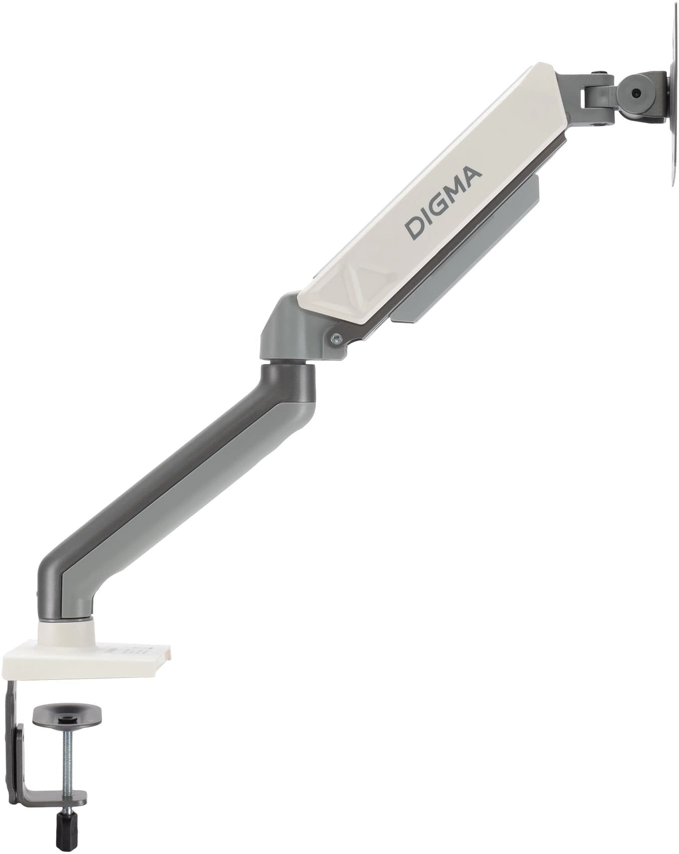 Кронштейн для мониторов ЖК Digma D-MM101 серый 17"-32" макс.9кг крепление к столешнице поворот и наклон - фото 3