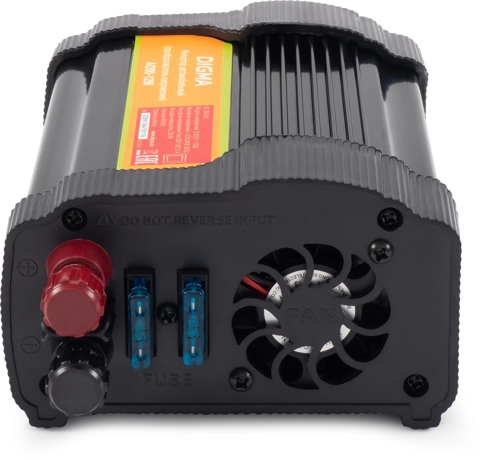 Автоинвертор Digma AI200-12W 200Вт - фото 4