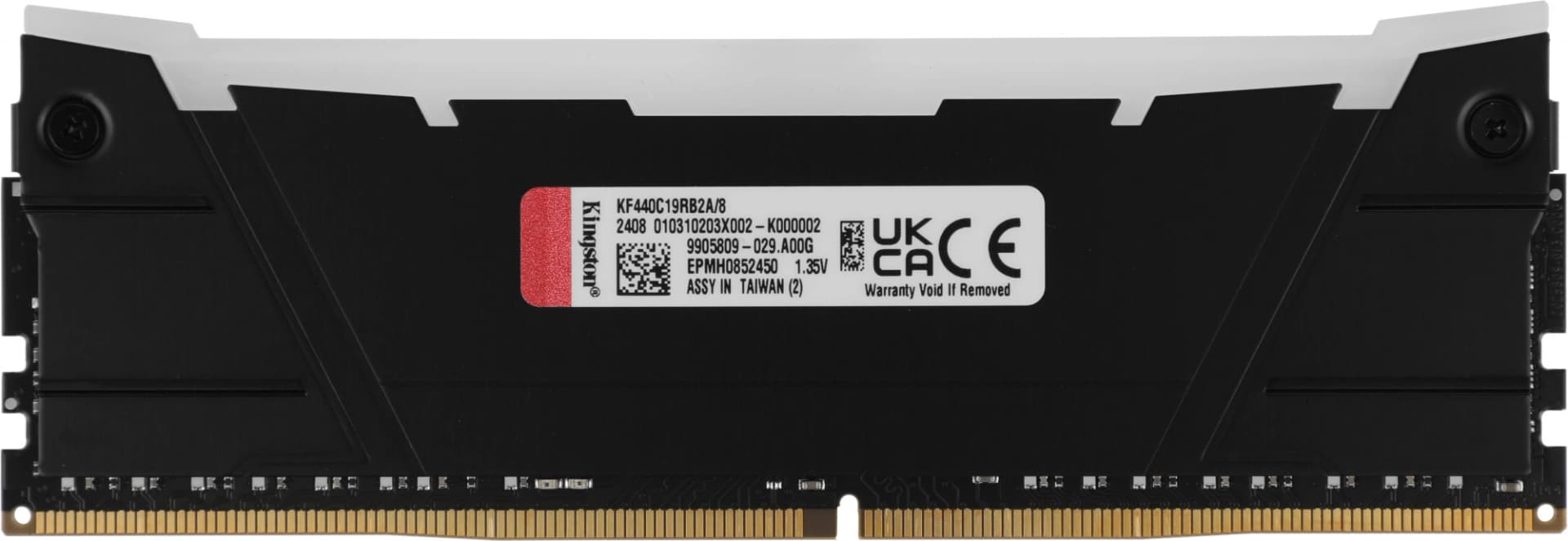 Память DDR4 8GB 4000MHz Kingston KF440C19RB2A/8 Fury Renegade RGB RTL Gaming PC4-32000 CL19 DIMM 288-pin 1.35В с радиатором Ret - фото 4