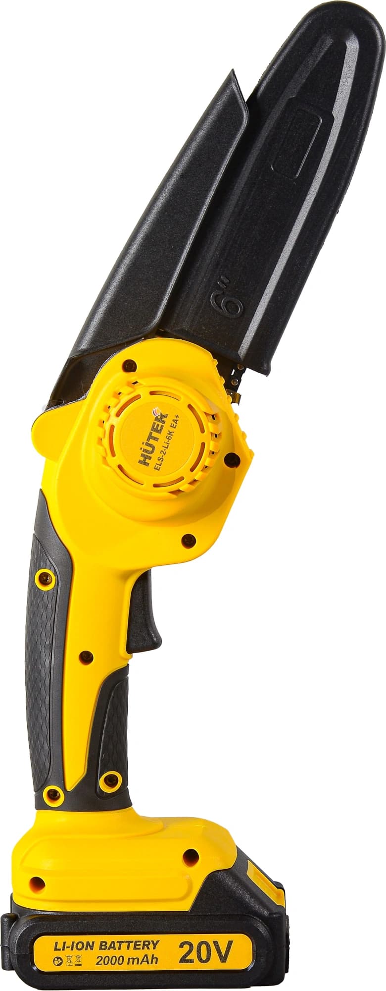 Цепная пила Huter ELS ELS-2-Li-6K аккум. дл.шины:6" (15.2cm) 2аккум. 2Ач ЗУ (70/10/35) - фото 4