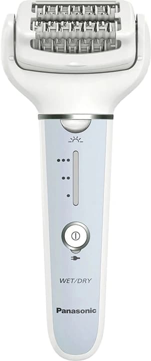 Эпилятор Panasonic ES-EY90-A520 скор.:3 насад.:6 от аккум. голубой/белый - фото 2