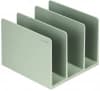 Подставка-ограничитель для книг Deli NS006GREEN Nusign 162x162x122мм зеленый - фото 3