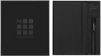 Набор Moleskine блокнот/ручка блокн.:Classic Large линейка черный - фото 2
