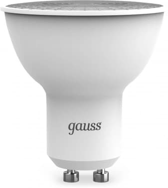 Лампа светодиодная Gauss 101506307 7Вт цок.:GU10 рефлек. 220B св.свеч.бел.хол. MR16 (упак.:10шт) - фото 5