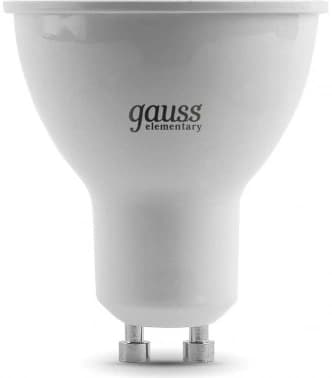 Лампа светодиодная Gauss Elementary 13631 11Вт цок.:GU10 софит 220B св.свеч.бел.хол. MR16 (упак.:10шт) - фото 5