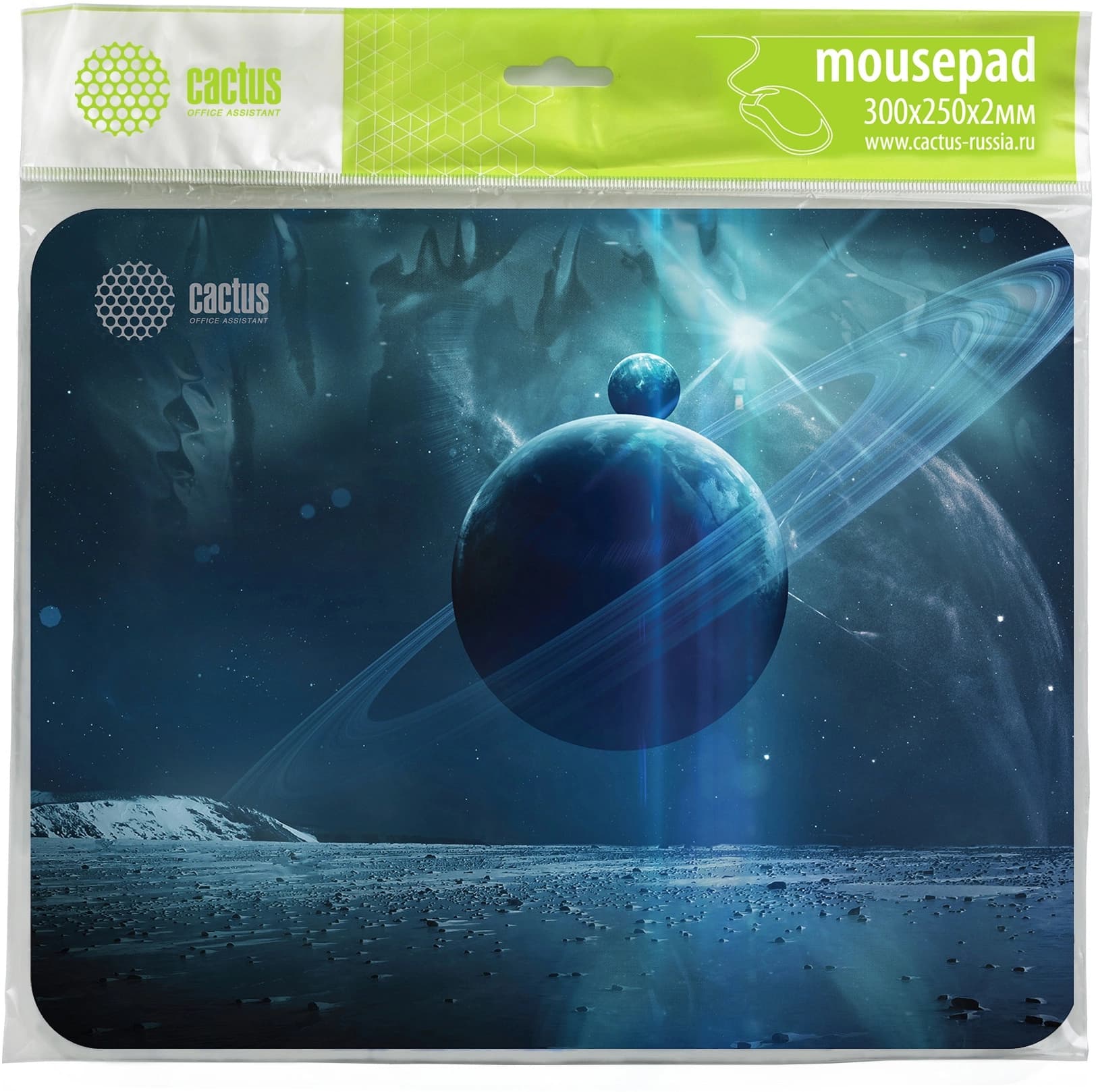 Коврик для мыши Cactus Saturn рисунок 300x250x2мм (CS-MPC-P03M) - фото 3