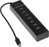 Разветвитель USB-C Buro BPH-C-P107 7порт. черный (BU-USBC-HUB-7U2) - фото 3