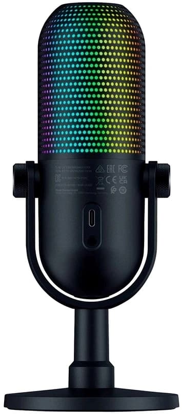 Микрофон проводной Razer Seiren V3 Chroma черный - фото 4
