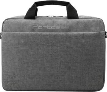 Сумка для ноутбука 14" Portcase KCB-1614 серый нейлон/полиэстер (KCB-1614 GREY) - фото 2
