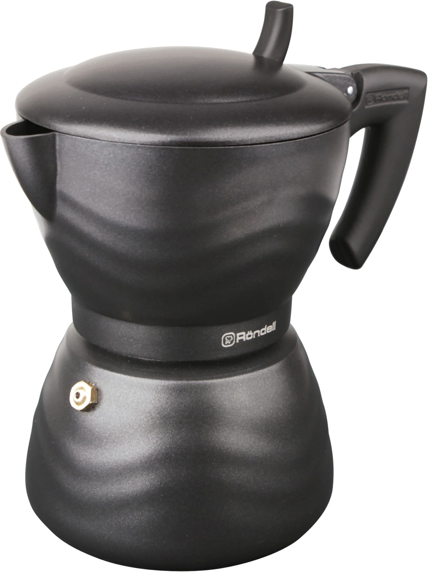 Кофеварка гейзерн. Rondell Walzer RDA-432 0.3л алюминий черный - фото 4