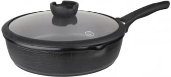 Сотейник Rondell Escurion RDA-871 4.0л. d=28см (с крышкой) черный - фото 2