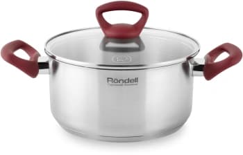 Кастрюля Rondell Heidi RDS-1114 4.8л. d=24см (с крышкой) стальной - фото 2