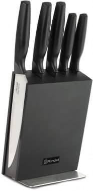 Набор ножей кухон. Rondell Katana RD-1359 компл.:6предм. с подставкой черный подар.коробка - фото 2