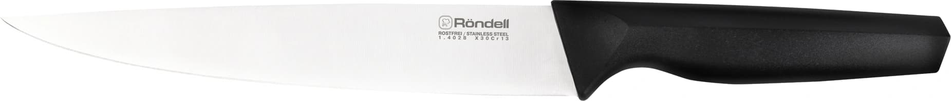 Набор ножей кухон. Rondell Katana RD-1359 компл.:6предм. с подставкой черный подар.коробка - фото 3