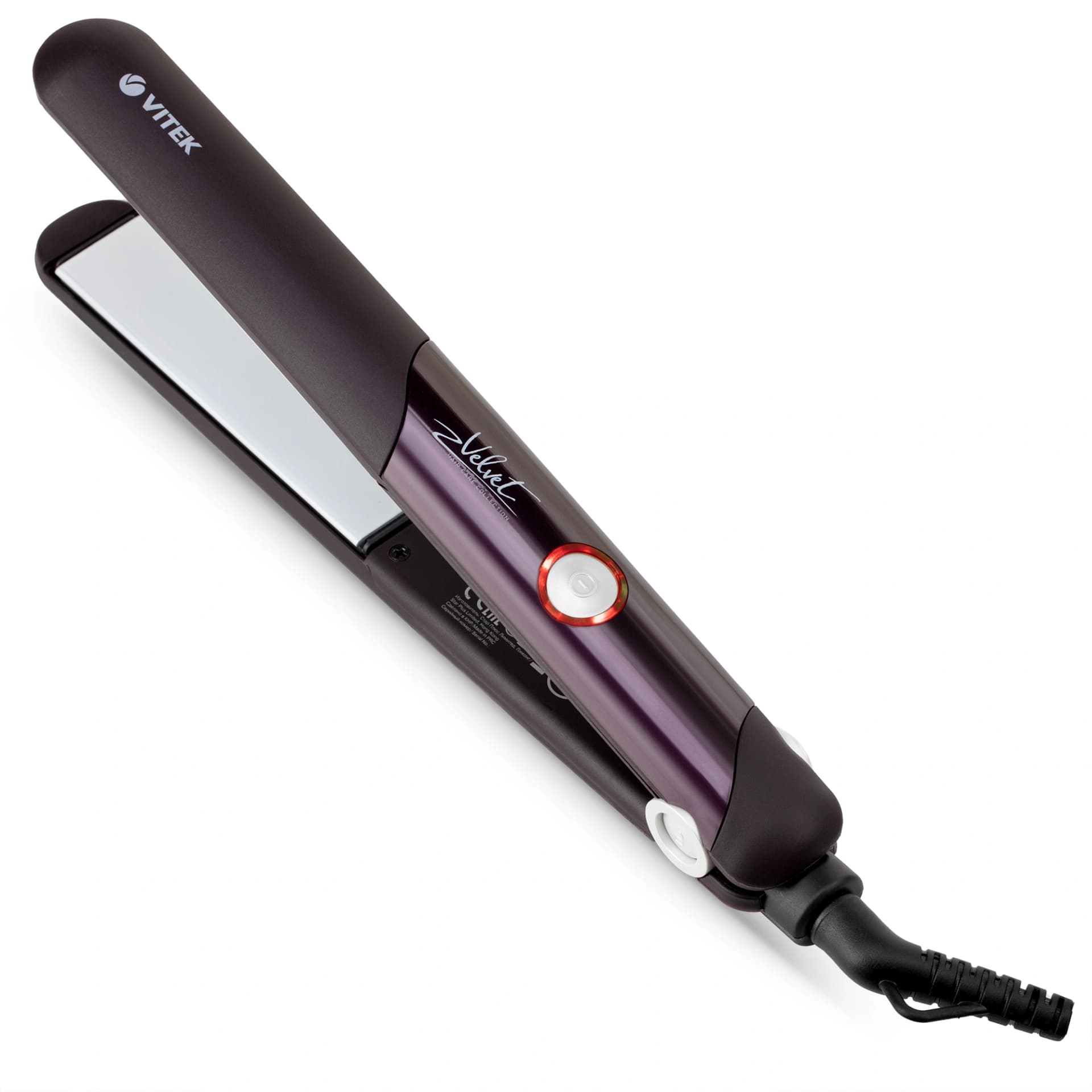Выпрямитель Vitek VT-2311 42Вт фиолетовый макс.темп.:200С покрытие:керамическое - фото 3
