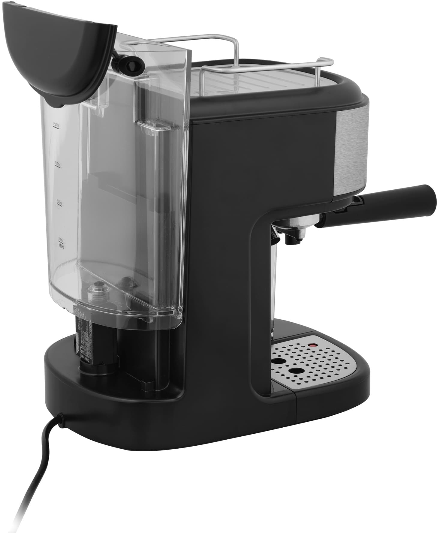 Кофеварка рожковая Vitek Metropolis VT-8489 1250Вт серый/черный - фото 3