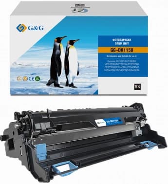 Блок фотобарабана G&G GG-DK1150 DK-1150 черный ч/б:100000стр. для ECOSYS M2135DN/M2635DN/M2735DW/P2235DN/P2235DW/P2040DN/P2040DW/M2040DN/M2540DN/M2640IDW Kyocera - фото 2