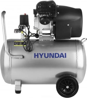 Компрессор поршневой Hyundai HYC 402100LMS масляный 400л/мин 100л 2200Вт серебристый/черный - фото 5