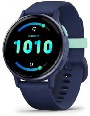 Смарт-часы Garmin Vivoactive 5 30.4мм 1.2" AMOLED корп.синий рем.синий разм.брасл.:125-190мм (010-02862-12) - фото 2