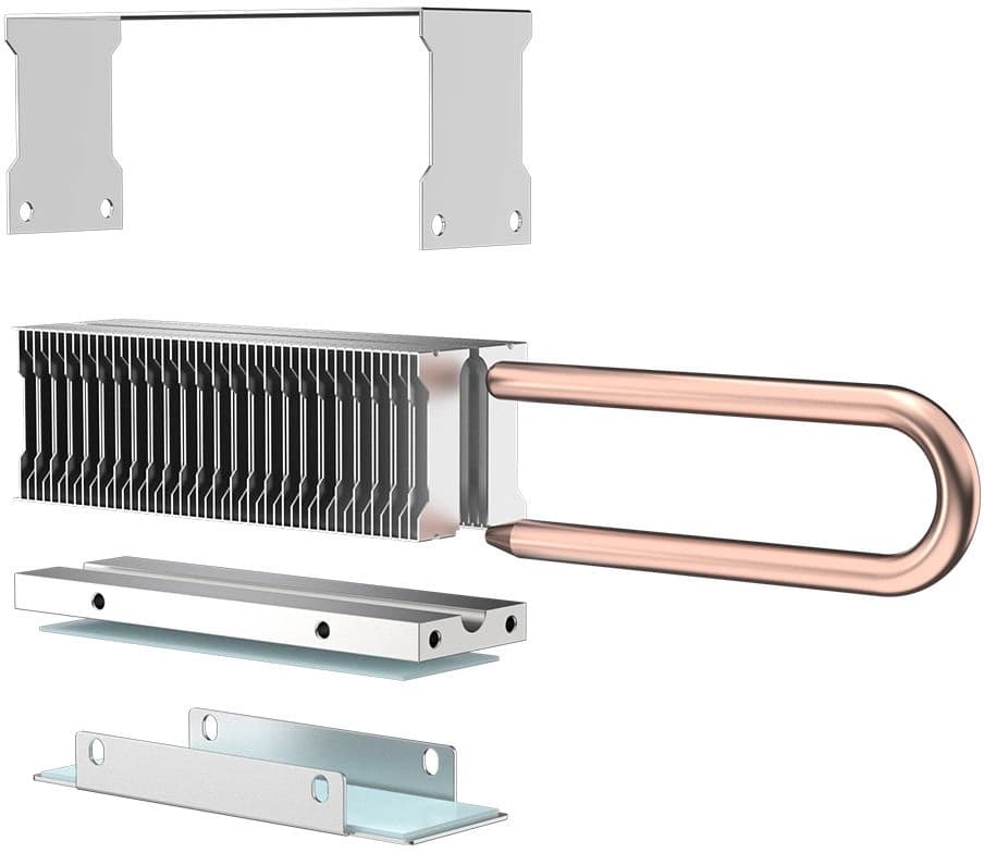 Радиатор для SSD ID-Cooling Zero M15 серебристый алюминий Ret - фото 3