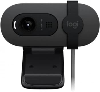 Камера Web Logitech Brio 95 графитовый 2Mpix (1920x1080) USB2.0 с микрофоном для ноутбука (960-001583) - фото 5