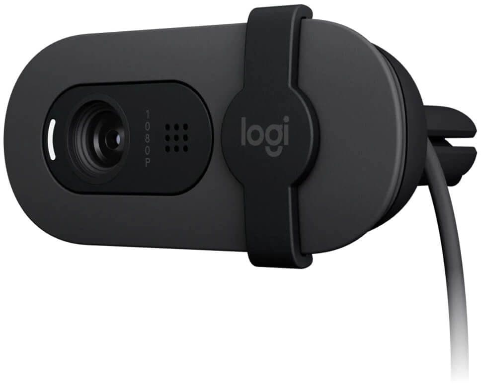 Камера Web Logitech Brio 95 графитовый 2Mpix (1920x1080) USB2.0 с микрофоном для ноутбука (960-001583) - фото 4