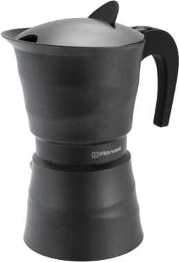 Кофеварка гейзерн. Rondell Pacific Grey RDA-1901 0.45л алюминий серый - фото 2