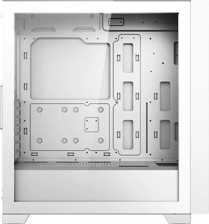 Корпус PcCooler C3D510 WH белый без БП ATX 8x120mm 5x140mm 2xUSB3.0 audio bott PSU - фото 5