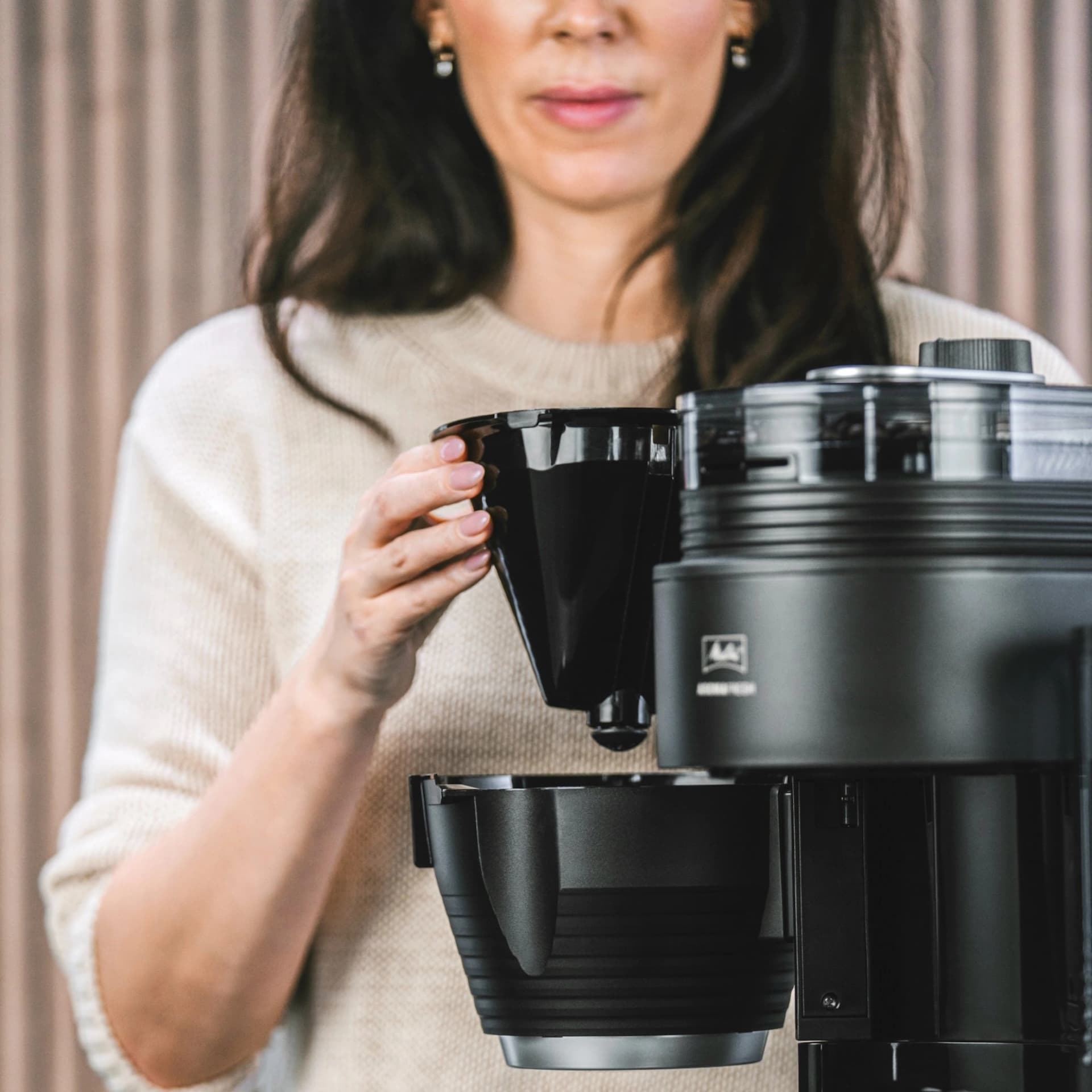 Кофеварка капельная Melitta Aromafresh 2 Grind & Brew черный - фото 4
