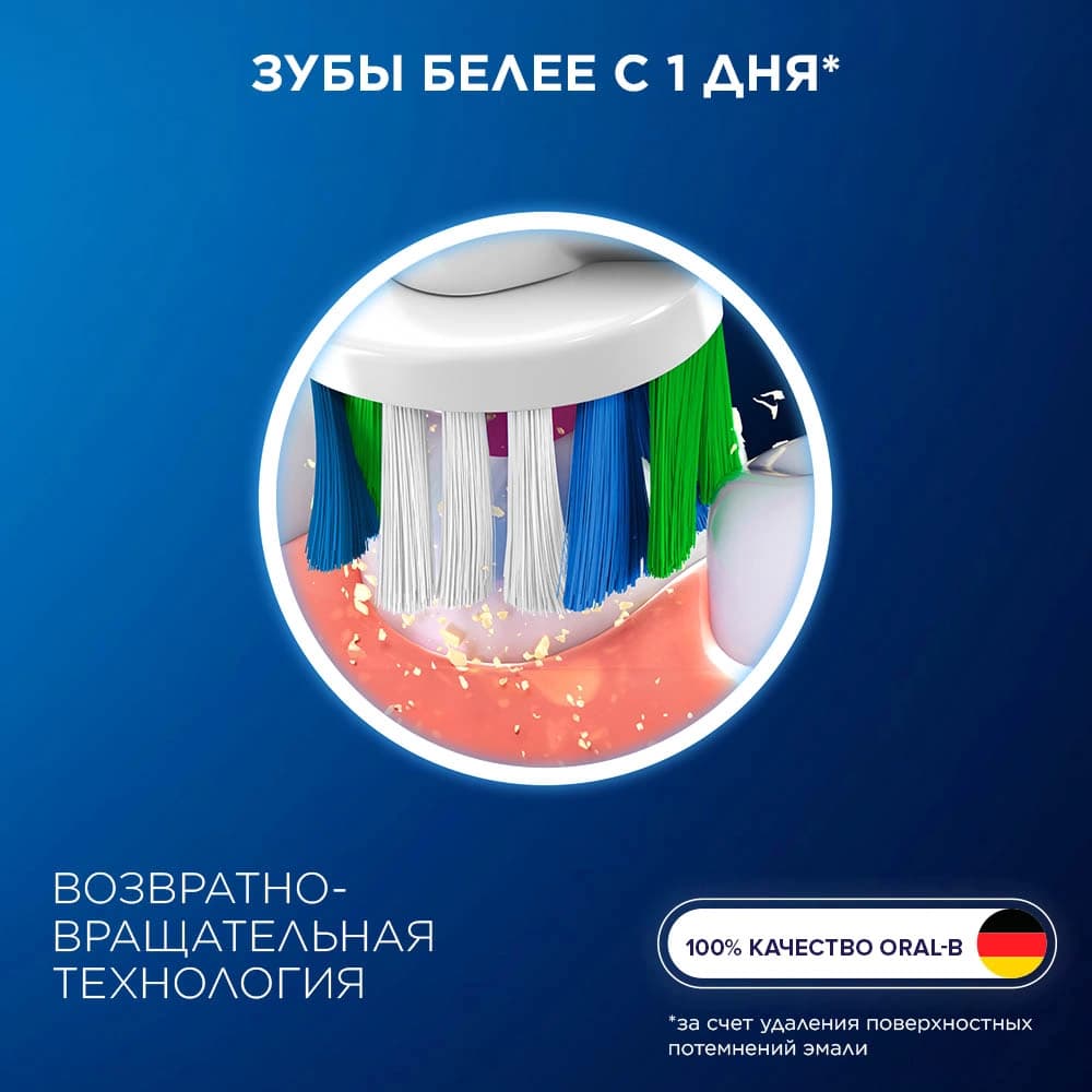 Насадка для зубных щеток Oral-B 3D White (упак.:4шт) - фото 3