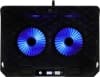 Подставка для ноутбука Digma D-NCP170-2x110 18" 400x288x45мм 52дБ 2xUSB 2x 110ммFAN 1100г Fan-control металл/пластик черный - фото 3