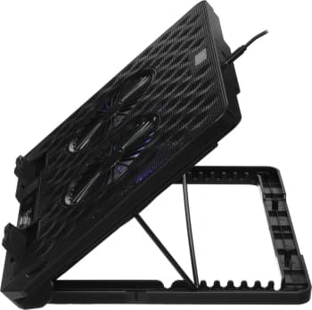 Подставка для ноутбука Digma D-NCP170-2x110 18" 400x288x45мм 52дБ 2xUSB 2x 110ммFAN 1100г Fan-control металл/пластик черный - фото 5