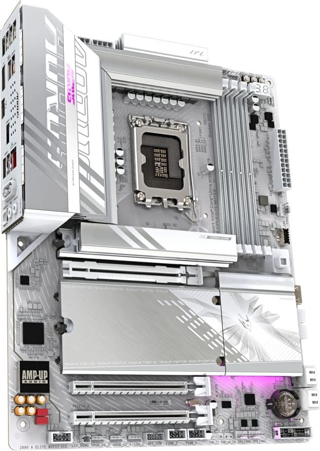 Материнская плата Gigabyte Z890 AORUS ELITE WIFI7 ICE Soc-1851 Intel Z890 4xDDR5 ATX AC`97 8ch(7.1) 2.5Gg RAID+DP - фото 4