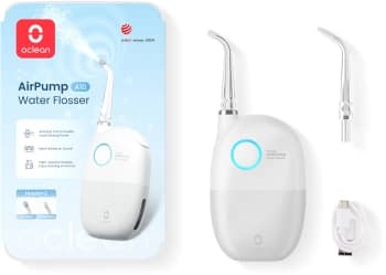 Ирригатор Oclean AirPump A10 W7602 2насад. серый - фото 2