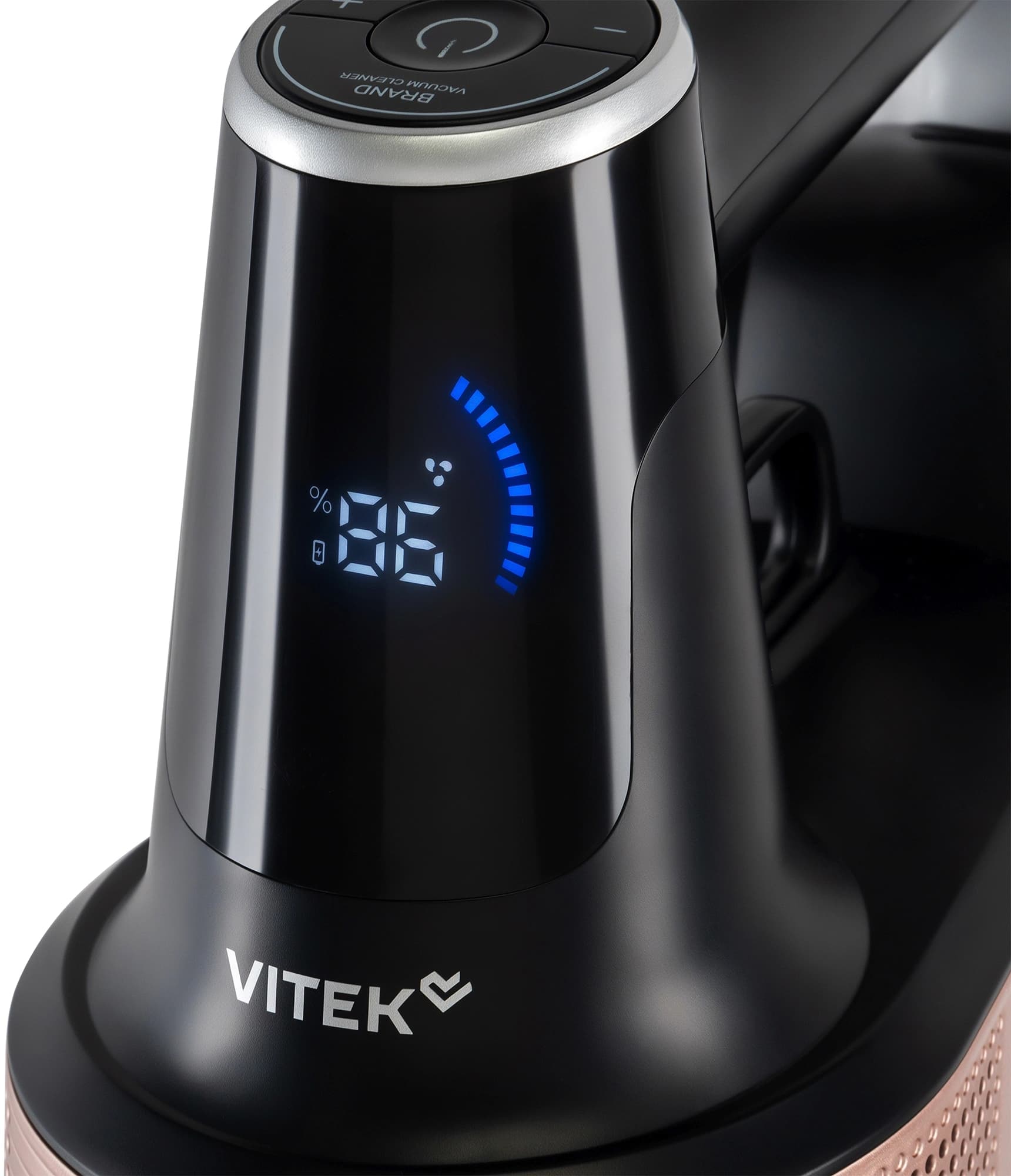 Пылесос Vitek VT-CLS01AQUA 450Вт черный/медный - фото 3