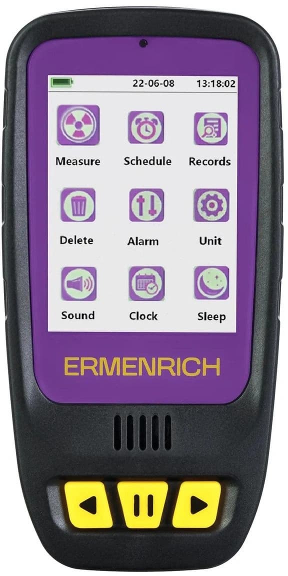 Дозиметр Ermenrich Ping RD40 фиолетовый/черный (84640) - фото 5