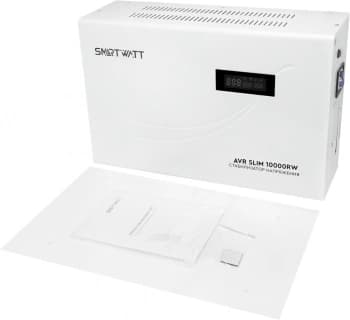 Стабилизатор напряжения Smartwatt AVR Slim 10000RW 10000ВА белый - фото 5