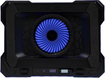 Подставка для ноутбука Digma D-NCP190-1x100RGB 19" 428x316x58мм 52дБ 2xUSB 1x 140ммFAN 1280г Fan-control металл/пластик черный - фото 2